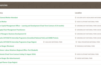 South Africa National Parks Vacancies 2026
